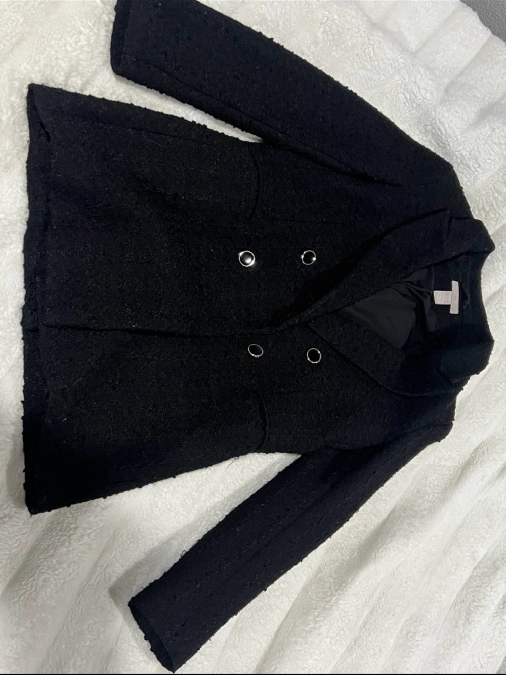 H&M Black Double-Breasted Blazer